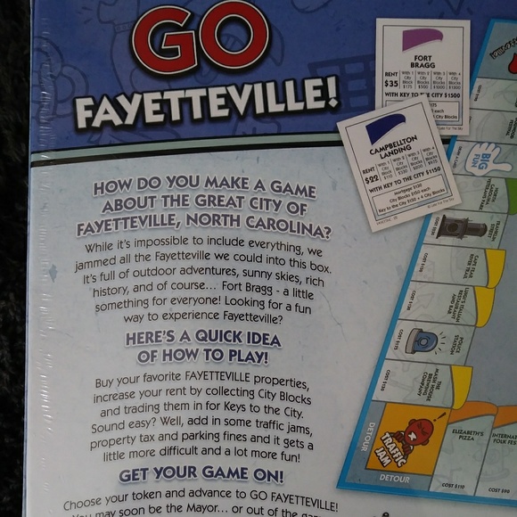 🆕Fayetteville-Opoly Board Game Fayetteville NC - Picture 3 of 8